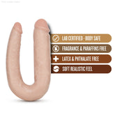 Dr. Skin By Blush® | Dr. Double Vanilla 18-Inch Long Double Dildo-French Quarter Lingerie